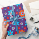 Search for hippie wrapping paper Seventies