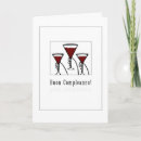 Search for red wine birthday cards Black
