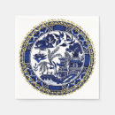 Search for blue willow napkins Chinoiserie