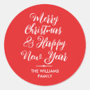Search for new year envelope seals Festive