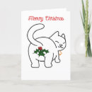 Search for funny cat cartoon christmas cards Humor