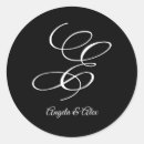 Search for monogram e stickers Black