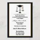 Search for lawyer graduation invitations Black