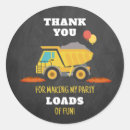 Search for dump truck birthday stickers Thank you