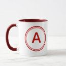 Search for red circle mugs Red and white