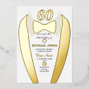 Search for mans 60th birthday invitations Tuxedo