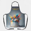 Search for happy birthday aprons Colourful
