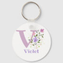 Search for letter v key rings Flowers