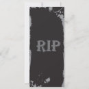 Search for rest in peace invitations Black