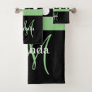 Search for black green white bath towels Pattern