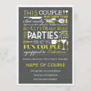 Search for stock the bar wedding invitations Shower