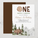 Search for happy bear invitations Watercolor