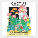 Search for vintage cactus stickers Flowers