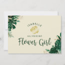 Search for tropical flower girl postcards Will you be my