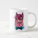 Search for cute farm animals mugs Alpaca