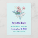 Search for mermaid save the dates Illustration