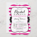 Search for hot pink black white invitations Cute