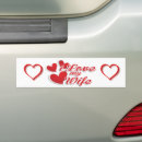 Search for valentines day bumper stickers Wife