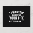 Search for volunteering postcards Rescue