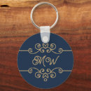 Search for classy round key rings Blue