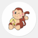 Search for monkey with banana stickers Monkeys