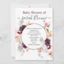 Search for wine baby shower invitations Floral