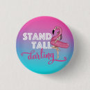 Search for flamingo badges Watercolor