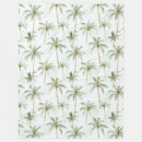 Search for palm tree blankets Tropical