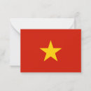 Search for star horizontal note cards Red