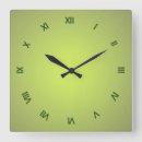 Search for dark green clocks Plain