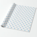 Search for blue polka dots wrapping paper Pattern
