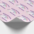Search for pink unicorn wrapping paper Glitter