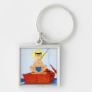 Search for boy fishing key rings Water
