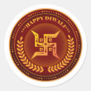 Search for happy diwali stickers Red