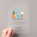 Search for pool 40th birthday invitations Modern