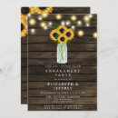 Search for barn engagement party invitations Sunflowers