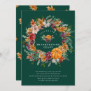 Search for wreath thanksgiving invitations Feast