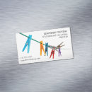 Search for cleaning service business card magnets Modern