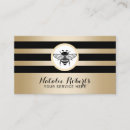 Search for bee stuff business cards Aesthetician