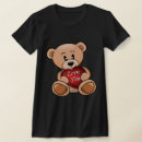 Search for love and affection tshirts Red heart