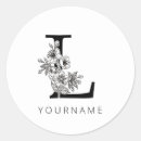 Search for l monogram stickers Black and white