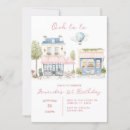 Search for girls paris birthday invitations Oh la la