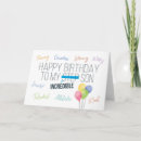 Search for stepson birthday cards For him