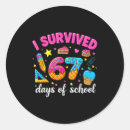 Search for funny i survived stickers Student