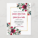 Search for rose gold and burgundy wedding invitations Marsala
