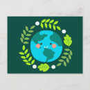 Search for funny earth postcards Green