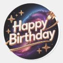 Search for happy birthday boy stickers Rocket ship