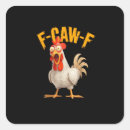 Search for chicken puns stickers F caw f