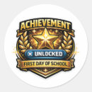 Search for school achievement stickers First day of school