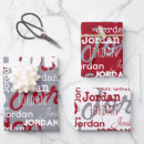 Search for silver and red wrapping paper White
